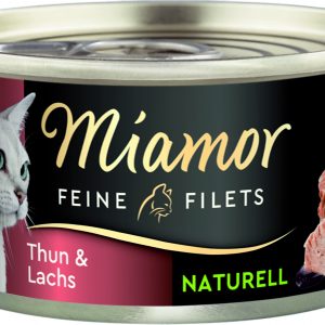 Miamor Feine Filets Natur.Thun Lachs 80gD