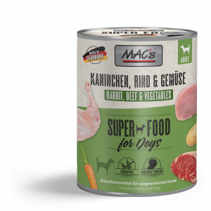 MAC's DOG Kaninchen & Gemüse 800g