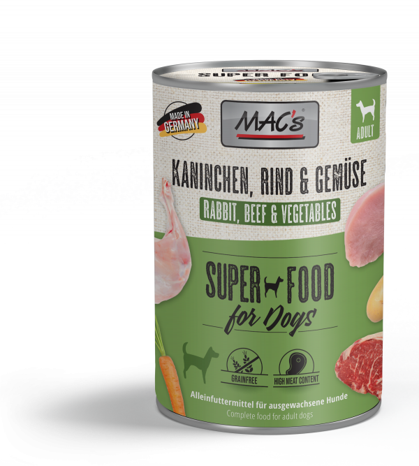MAC's DOG Kaninchen & Gemüse 400g
