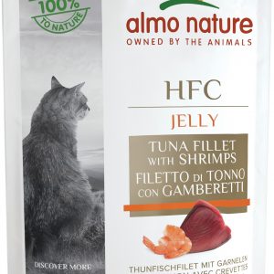 Almo Nature Cat Cl.Jelly Thun+Gar. 55gP