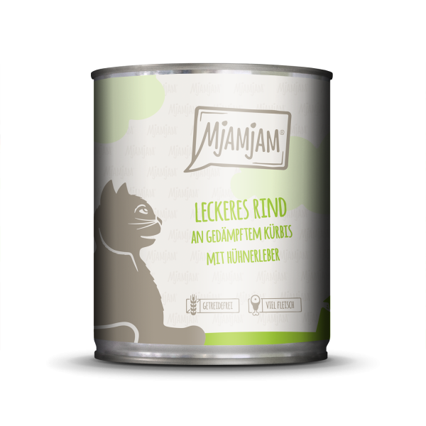 MjAMjAM Katze Rind+Kürbis 800gD
