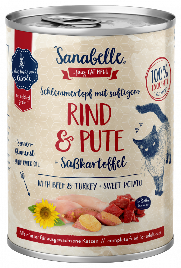 Sanabelle Rind+Pute 380gD