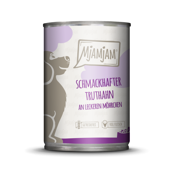 MjAMjAM Hund Truthahn+Möhrchen 400gD